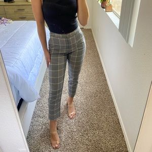Plaid Ankle Pant